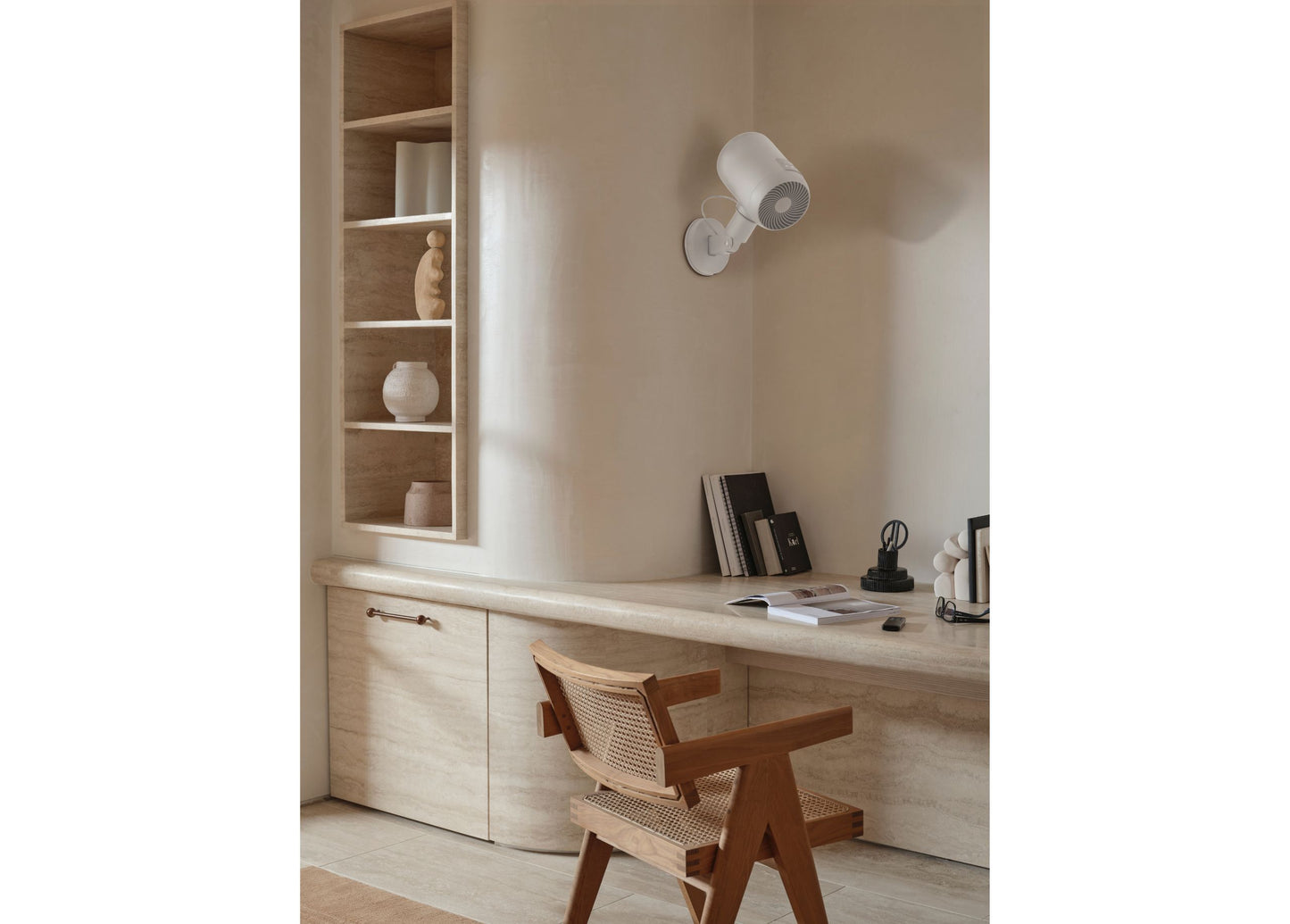 Jet DC Wandventilator, 37cm ∅, 6 Geschwindigkeiten, OSC-Funktion