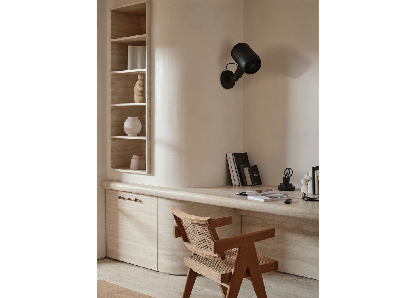 Jet DC Wandventilator, 37cm ∅, 6 Geschwindigkeiten, OSC-Funktion