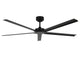 Deckenventilator Monza, 152 cm ∅, 6 Geschwindigkeiten, inkl. Fernbedienung – Schwarz