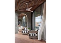 Ceiling fan Polis, 132 cm ∅, 6 speeds, including remote control