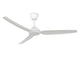 Ceiling fan Polis, 132 cm ∅, 6 speeds, including remote control – White
