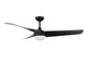 Deckenventilator Osprey, 132 cm ∅, 6 Geschwindigkeiten, inkl. LED Leuchte & Fernbedienung – Schwarz