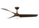 Deckenventilator Osprey, 132 cm ∅, 6 Geschwindigkeiten, inkl. LED Leuchte & Fernbedienung – Bronze
