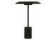 Table lamp Smith, incl. LED lighting, dimmable, USB charging port – Black