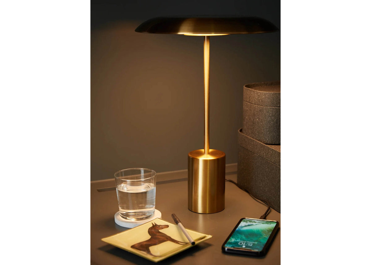 Table lamp Smith, incl. LED lighting, dimmable, USB charging port