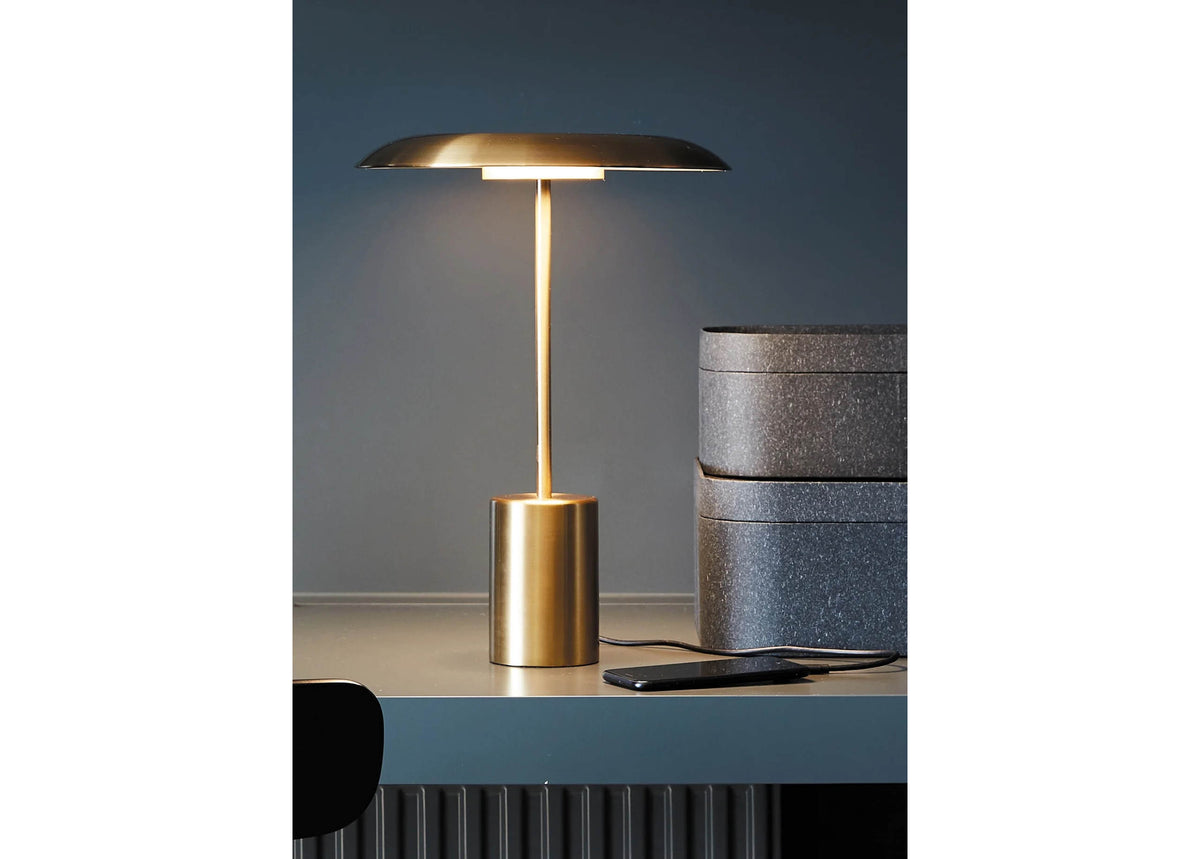 Table lamp Smith, incl. LED lighting, dimmable, USB charging port
