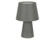 Harris table lamp, modern design, E27 socket – Gray