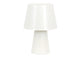 Harris table lamp, modern design, E27 socket – White