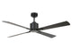 Deckenventilator Climate I, 132 cm ∅, 6 Geschwindigkeiten, inkl. Fernbedienung – Schwarz