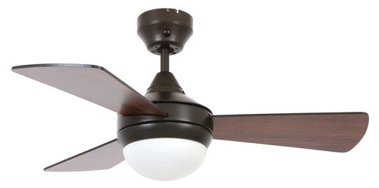 Leuchte + Deckenventilator Airlie Hugger, 91,5 cm ∅, 3 Geschwindigkeiten, inkl. Fernbedienung