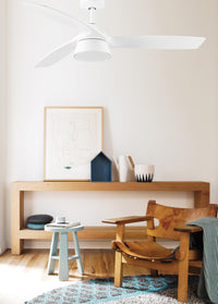 Deckenventilator Bronx, 132 cm ∅, 6 Geschwindigkeiten, inkl. LED Leuchte & Fernbedienung