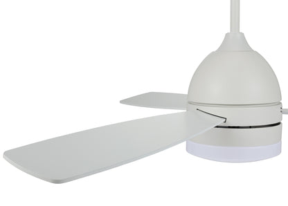 Deckenventilator Vector, 122 cm ∅, 6 Geschwindigkeiten, inkl. LED-Leuchtmittel & Fernbedienung