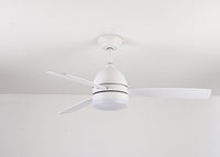 Deckenventilator Vector, 122 cm ∅, 6 Geschwindigkeiten, inkl. LED-Leuchtmittel & Fernbedienung