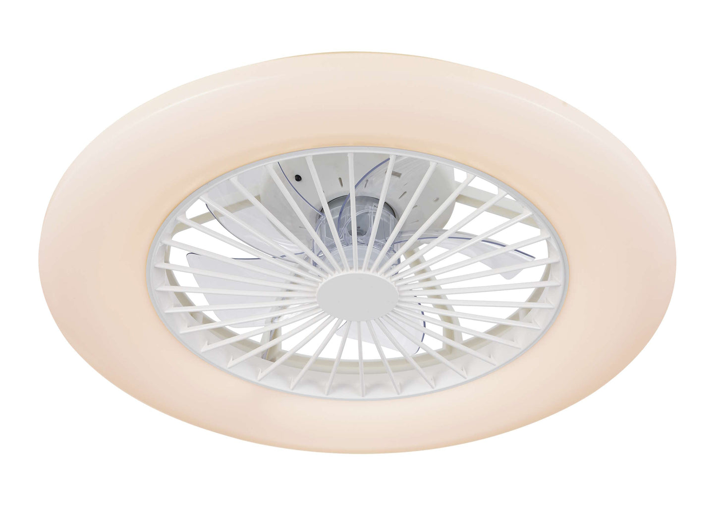 Ceiling light Oslo 50 cm ∅, including fan and remote control