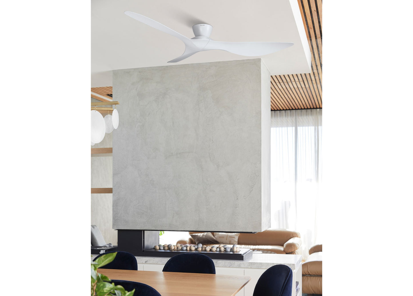 Kotara ceiling fan, 137 cm Ø, 6 speeds, including remote control