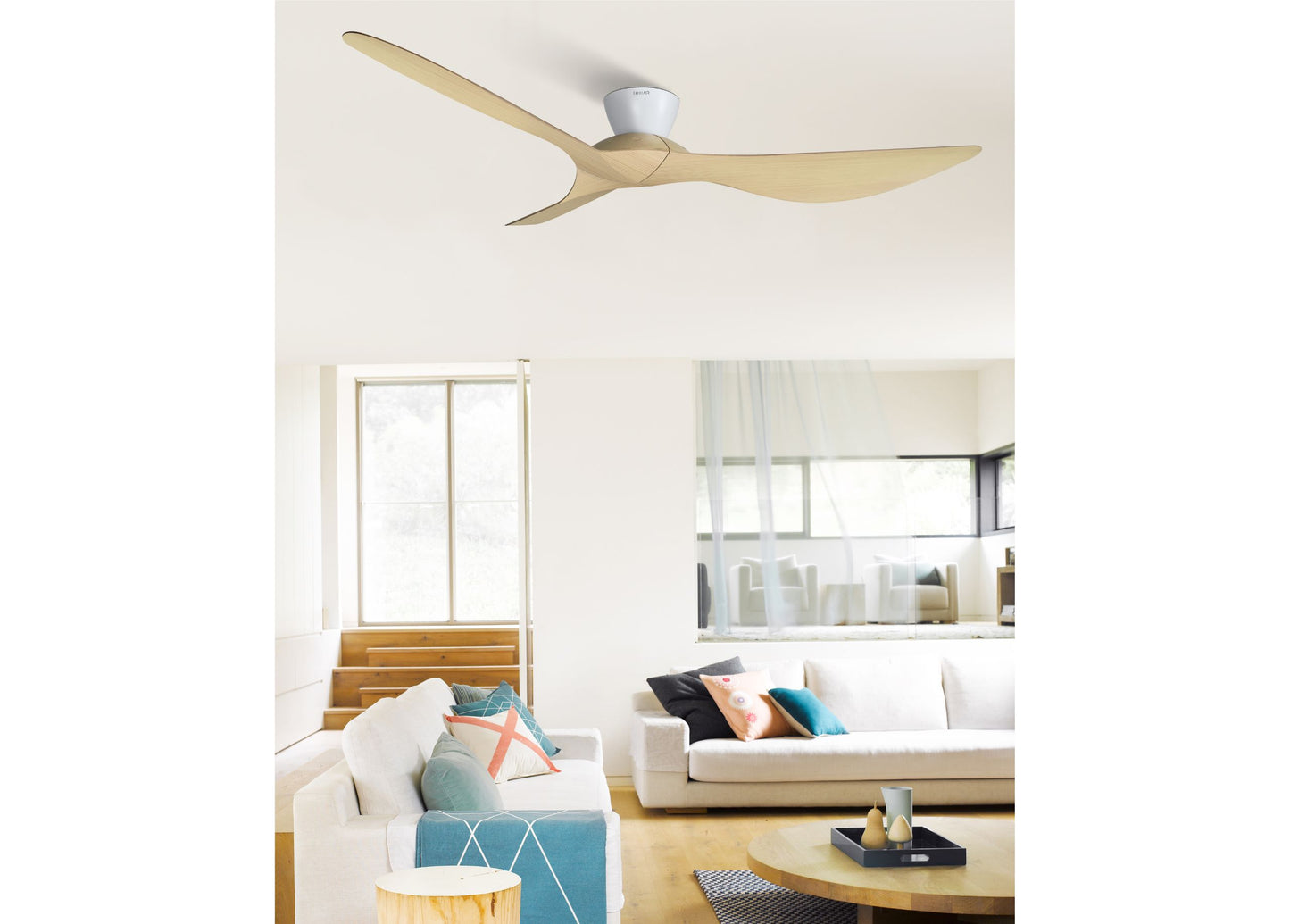 Kotara ceiling fan, 137 cm Ø, 6 speeds, including remote control