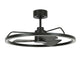 Deckenventilator Cessna, 70 cm ∅, 6 Geschwindigkeiten, inkl. LED Leuchte & Fernbedienung – Schwarz
