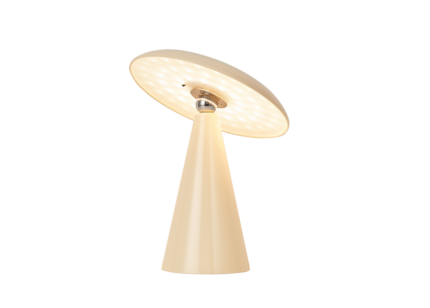 Kinoko table lamp, including LED lighting, wireless, adjustable lampshade, touch switch