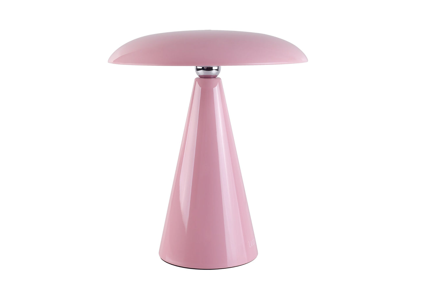 Tisch- und Wandleuchte Kinoko II Hochglanz, inkl. LED-Beleuchtung, kabellos, verstellbarer Lampenschirm, Touch Schalter