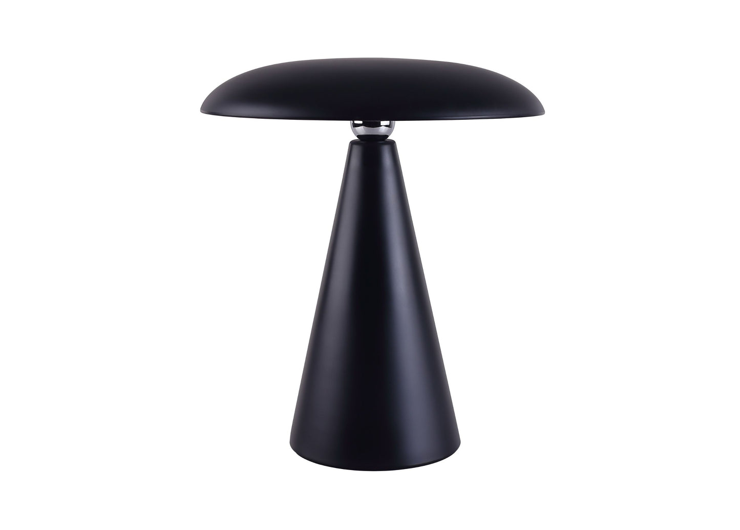 Tisch- und Wandleuchte Kinoko II matt, inkl. LED-Beleuchtung, kabellos, verstellbarer Lampenschirm, Touch Schalter