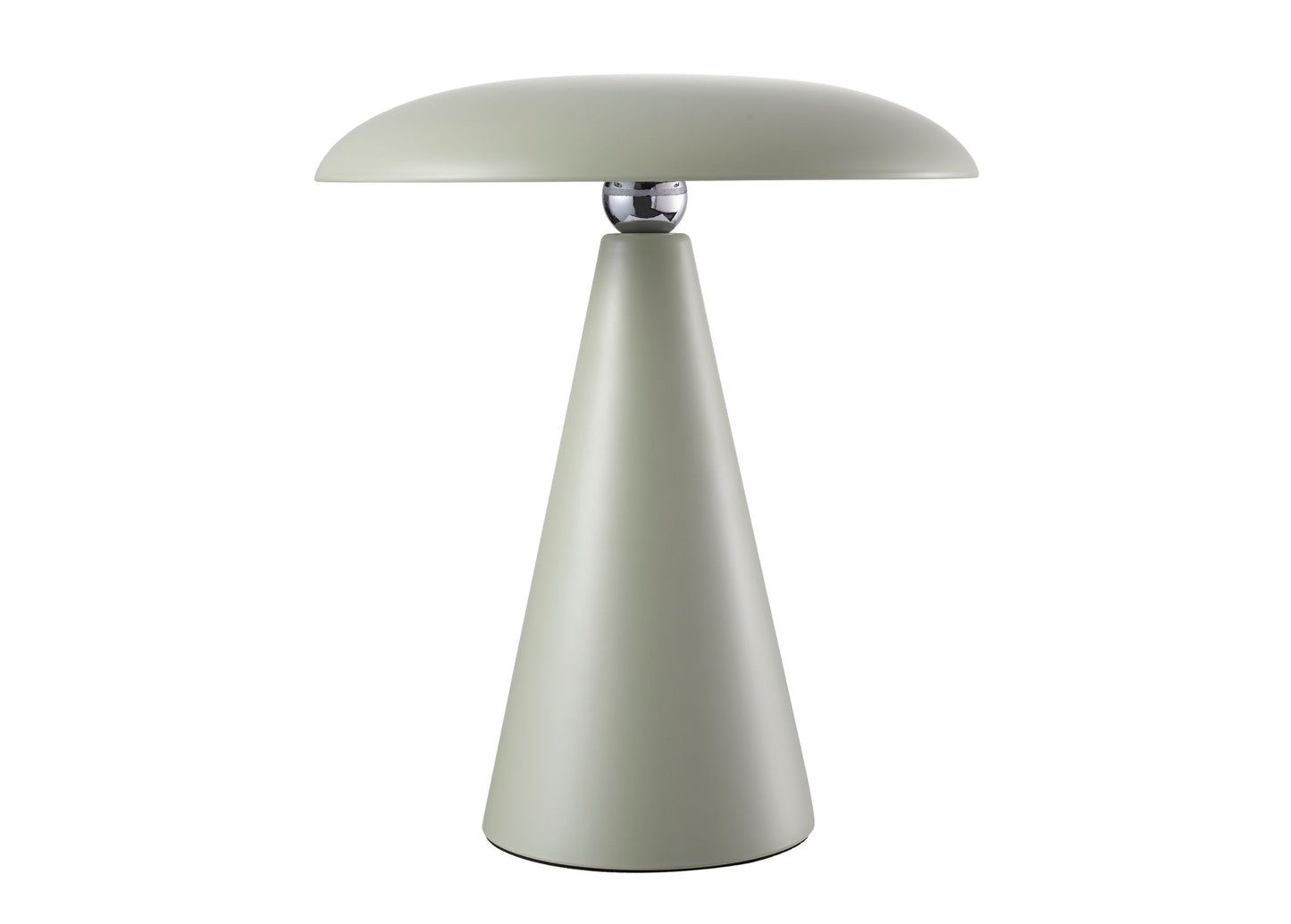 Tisch- und Wandleuchte Kinoko II matt, inkl. LED-Beleuchtung, kabellos, verstellbarer Lampenschirm, Touch Schalter