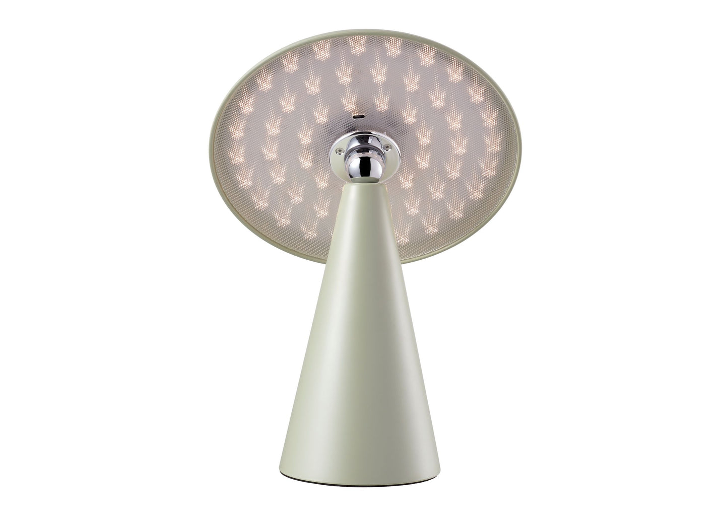 Tisch- und Wandleuchte Kinoko II matt, inkl. LED-Beleuchtung, kabellos, verstellbarer Lampenschirm, Touch Schalter