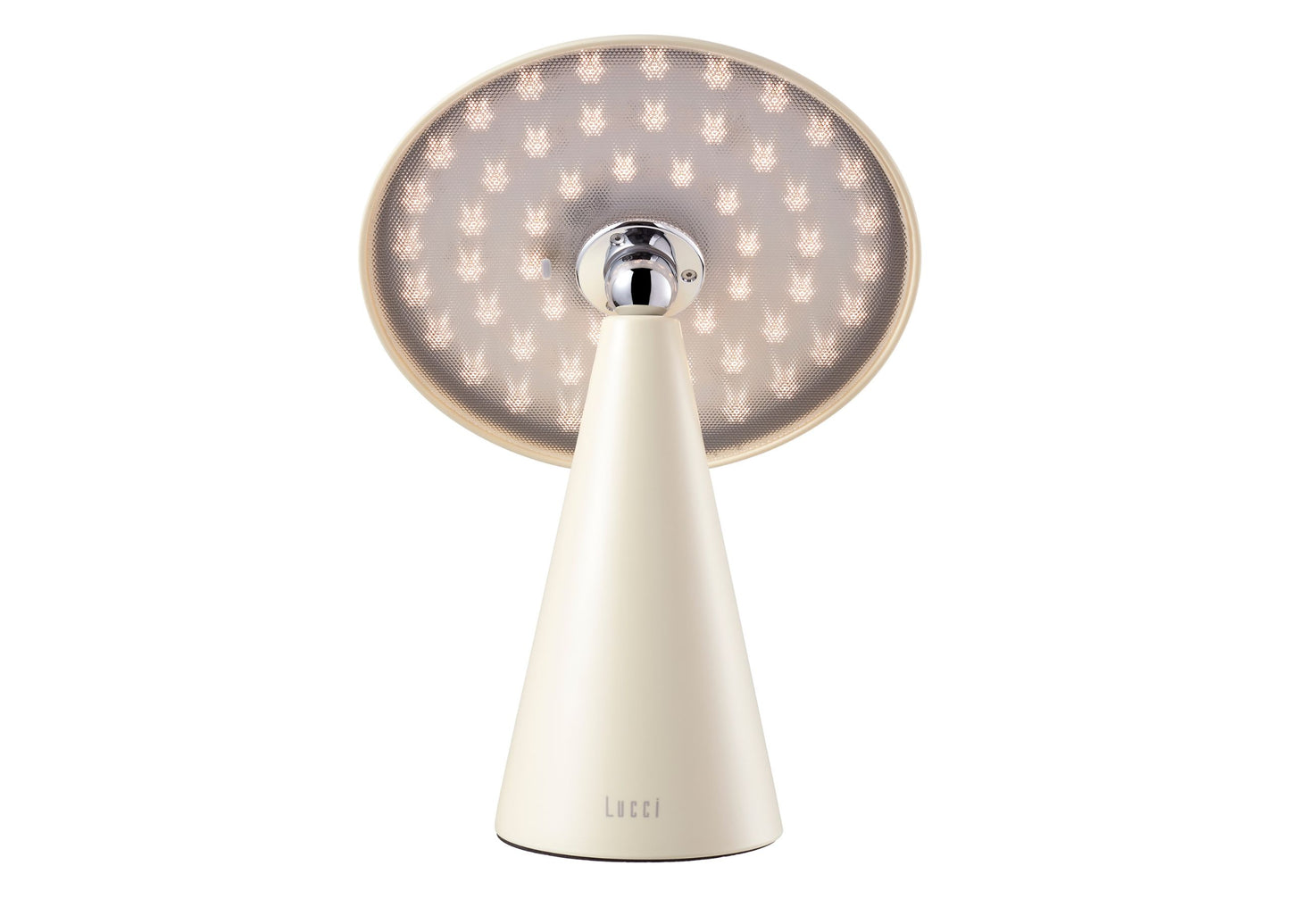 Tisch- und Wandleuchte Kinoko II matt, inkl. LED-Beleuchtung, kabellos, verstellbarer Lampenschirm, Touch Schalter