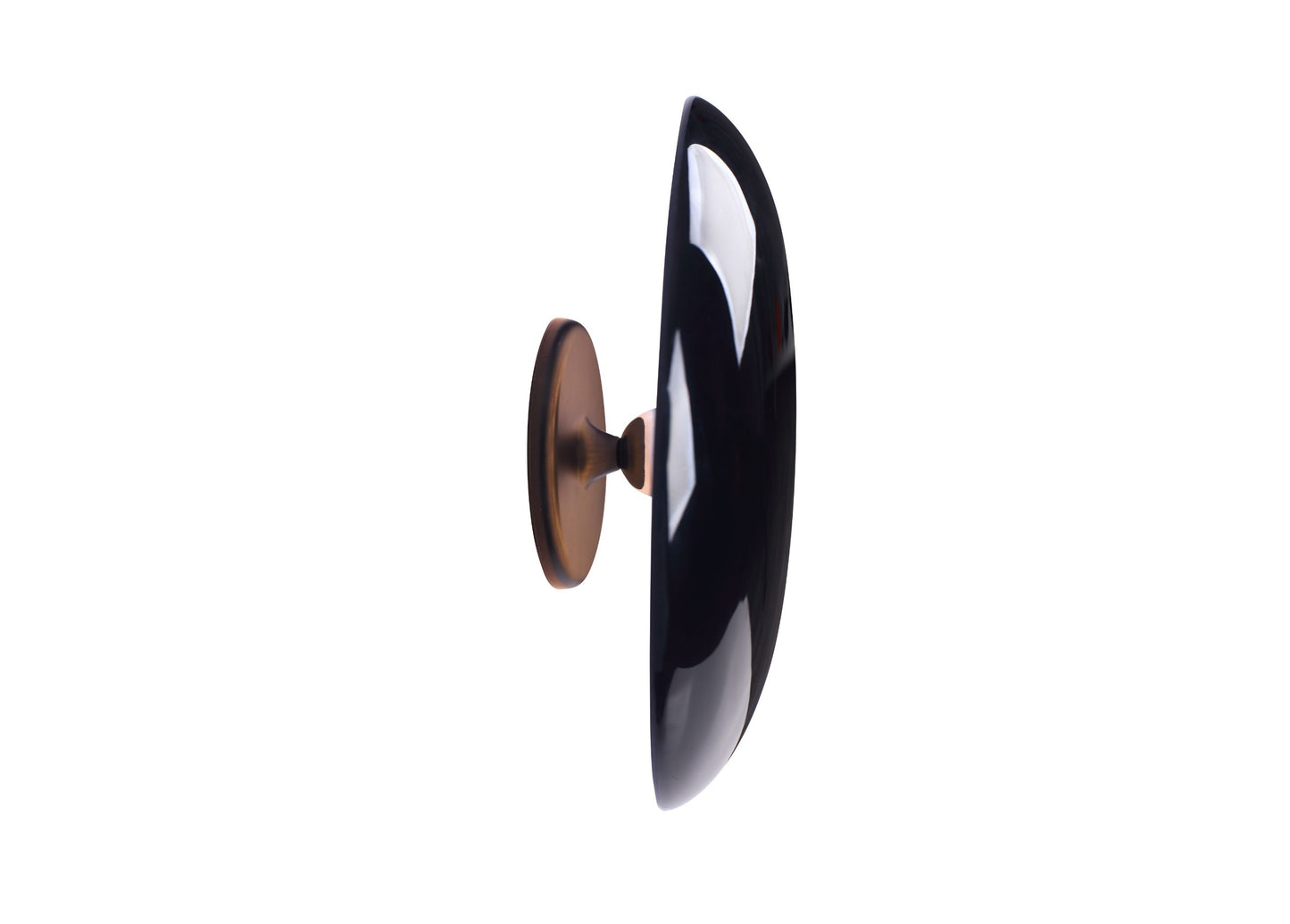 Tisch- und Wandleuchte Kinoko XS Hochglanz, inkl. LED-Beleuchtung, kabellos, verstellbarer Lampenschirm, Touch Schalter