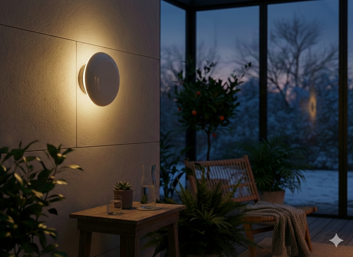 Lucci Kinoko XS Rechargeable Table & Wall Lamp High Gloss – Cream