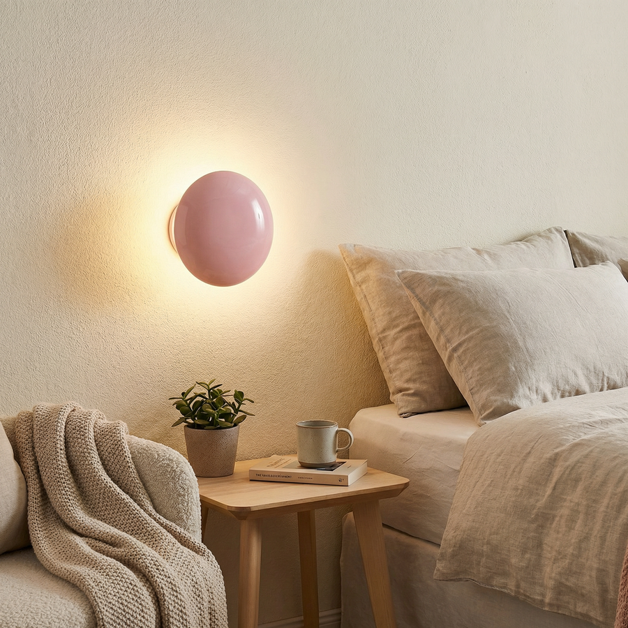Lucci Kinoko XS Rechargeable Table & Wall Lamp High Gloss – Cream