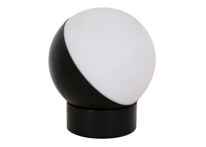 Table lamp Mikoh, round lampshade, E14 socket