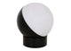 Table lamp Mikoh, round lampshade, E14 socket – Black