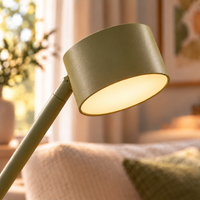 Lucci Vince Tischlampe Grün Close-up