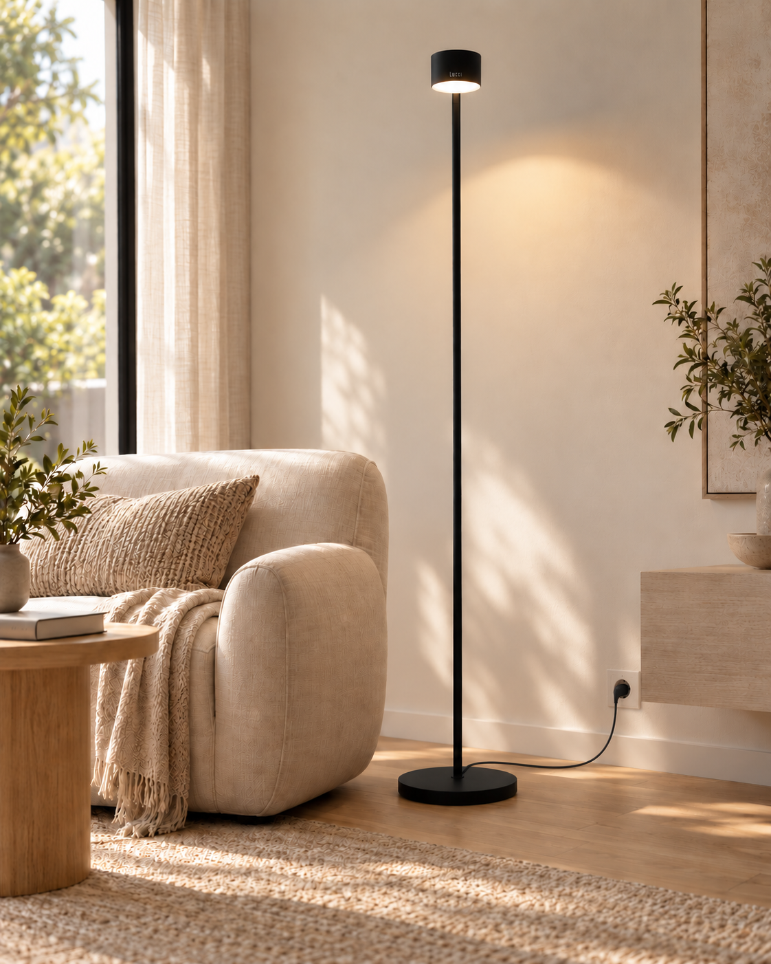 Lucci Vince Stehlampe Schwarz Lifestyle