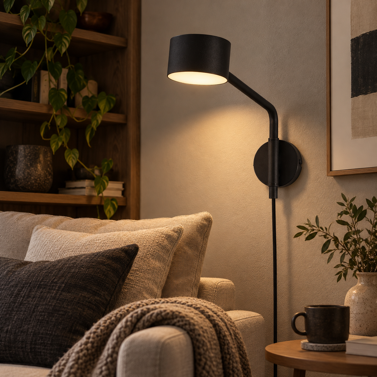 Lucci Vince Wandlampe Schwarz Lifestyle