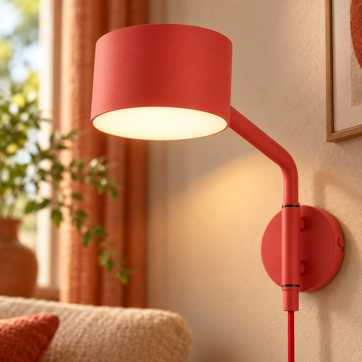 Lucci Vince Wandlampe Coral Close-up