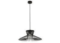 Pendelleuchte Pheonix, Lampengestell Flair, schwarz, E27 Sockel