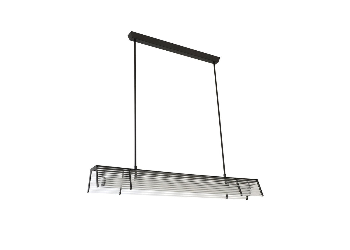 Pendelleuchte Rivit, inkl. LED-Beleuchtung, dimmbar, CCT, schwarzes Lampengestell