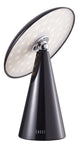Lucci Kinoko II Rechargeable Table & Wall Lamp High Gloss – Cream – Schwarz / Hochglanz