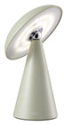Lucci Kinoko XS Rechargeable Table & Wall Lamp High Gloss – Cream – Jadegrün / Matt