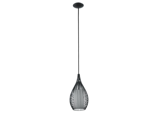 Pendelleuchte Solis, Lampengestell aus Metall, weißer Glasschirm, E27 Sockel