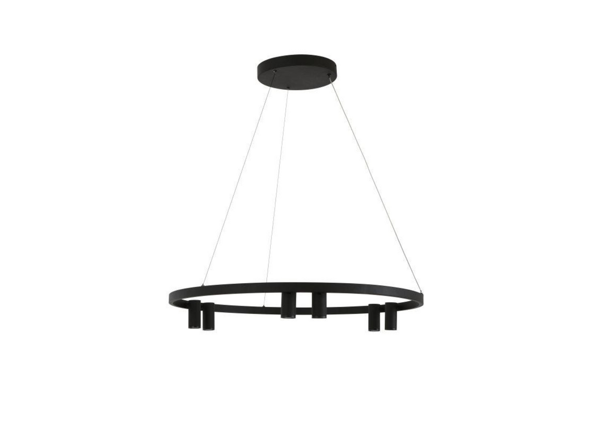 Pendelleuchte Panorama, inkl. LED-Beleuchtung, 4-fl., dimmbar