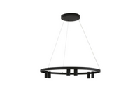 Pendelleuchte Panorama, inkl. LED-Beleuchtung, 4-fl., dimmbar