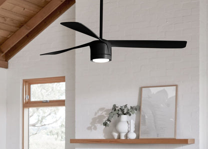 Ceiling fan Peregrine, 142 cm ∅, 6 speeds, incl. LED bulb &amp; remote control